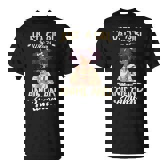 Just A Girl Who Loves Anime And Ramen African American T-Shirt - Thegiftio