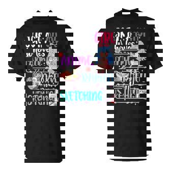 Just A Girl Who Loves Anime Ramen Sketching Japan Anime T-Shirt | Seseable CA