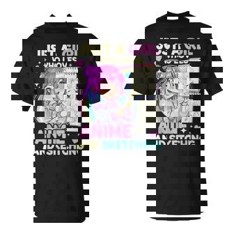 Just A Girl Who Loves Anime And Sketching T-Shirt - Monsterry