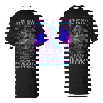 Just A Girl Who Loves Dragons Dragon T-Shirt - Monsterry