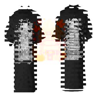 Just A Girl Who Loves Fall & Book Autumn Reading Book Lover T-Shirt - Monsterry