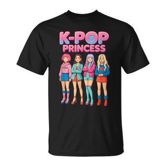 K-Pop Princess Korean Drama Music Girl Band Idol Fashion T-Shirt | Seseable UK