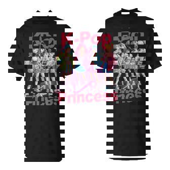 K-Pop Princesse Coréenne Pop Music Idol Groupe Concert Band Fille T-Shirt - Cadeauxyz