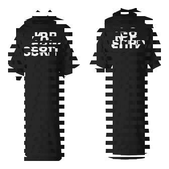 K-Pop Security Mom Dad Halloween Costume T-Shirt | Mazezy