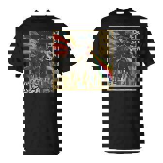 Kaiju Mothman Cryptid Cryptozoology Japanese Monster Vintage T-Shirt - Monsterry