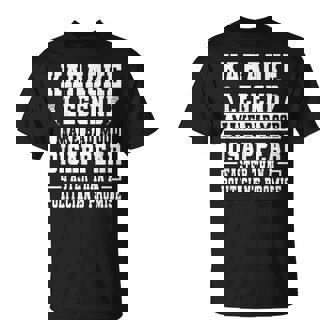 Karaoke Legend Quote Singer Sing-Along Songs Music T-Shirt | Mazezy