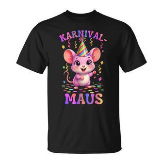 Karnevalsmausüßes Faschings-Motiv Für Familie T-Shirt - Geschenkecke