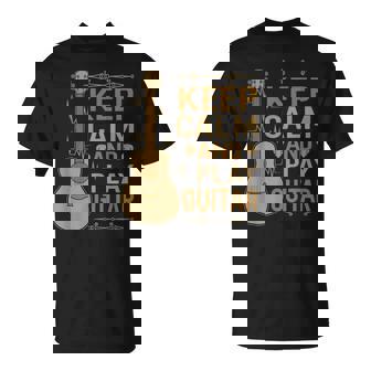 Keep Calm And Play Guitare Classique Humoristique T-Shirt - Cadeauxyz