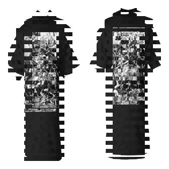 The Knight Death And The Devil By Albrecht Durer 1513 T-Shirt | Seseable CA