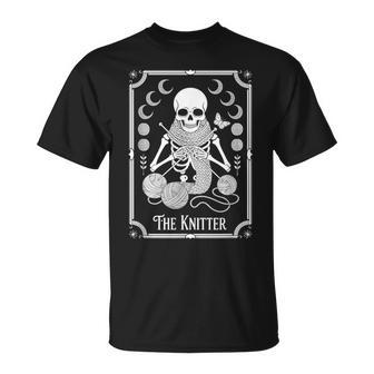 The Knitter Tarot Card T-Shirt - Thegiftio UK