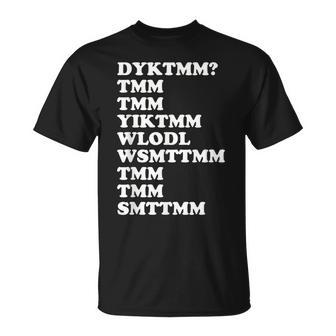 Do You Know The Muffin Man Dyktmm Nostalgic Saying Quote T-Shirt - Monsterry