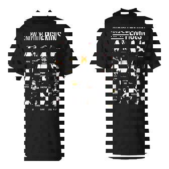 Know Your Penguins Types Of Penguins Sea Animal Lover T-Shirt - Monsterry