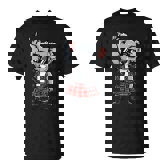 Koala En Tenue Punk Rock T-Shirt - Cadeauxyz