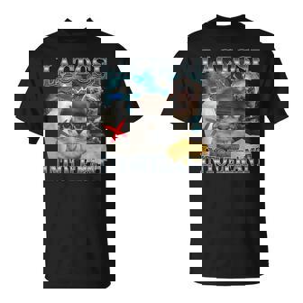 Lactose Intolerant Silly Cat Meme Saying Cats Animals T-Shirt - Monsterry