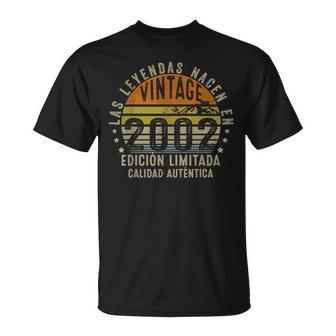 Las Leyendas Nacen En 2002 23 Años Cumpleaños Hombre Regalo Camiseta unisex - Regaloses