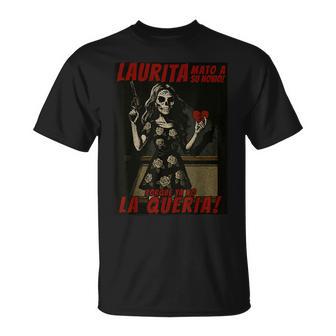 Laurita Mato A Su Novio Mexican Halloween T-Shirt - Thegiftio UK