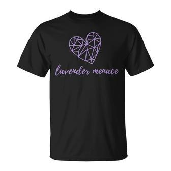 Lavanda Amenaza Linda Lesbiana Womyn Lgbtq Orgullo Gay Lgbt Camiseta unisex - Regaloses