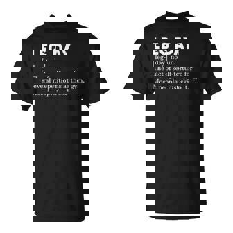 Leg Day Definition Ropa Divertida De Entrenamiento Para Gimnasio Camiseta unisex - Regaloses