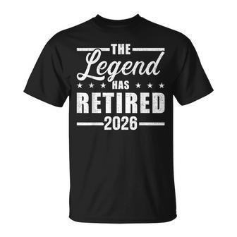 The Legend Has Retired 2026 Retirement T-Shirt - Thegiftio UK