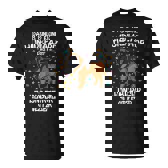 Leonberger Glitzer Hundehalter Geschenk Gassi Hunde T-Shirt - Seseable