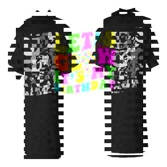 Let's Glowing Crazy It's My Birthday 80'S Party Matching T-Shirt | Mazezy