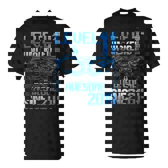 Level 11 Unlocked 11 Year Old Boys 11Th Birthday Boy T-Shirt | Seseable CA