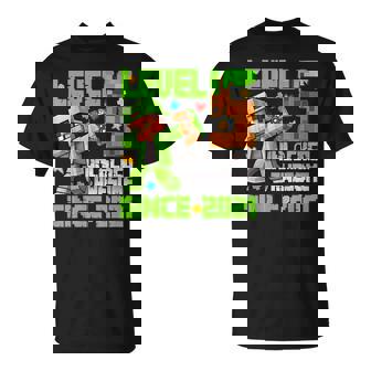 Level 5 Unlocked Awesome Since 2021 5Th Birthday Game Boys T-Shirt | Seseable CA