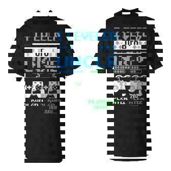 Leveled Up To Uncle 2026 Video Game Soon To Be Uncle T-Shirt - Monsterry