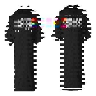 Lgbt Rainbow Ice Cream Lgbtq Pride T-Shirt | Mazezy