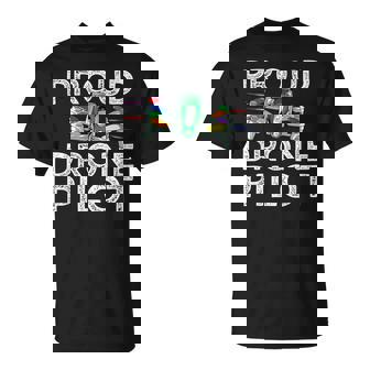 LGBT Rainbow Quadcopter Race Proud Drone Pilot FPV Freestyle T-Shirt | Mazezy