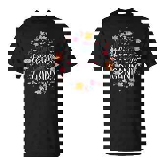 Life’S Biggest Blessings Call Me Granny Floral T-Shirt - Monsterry