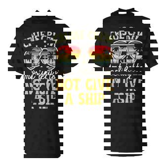 Most Likely To Not Give A Ship Matching Family Cruise 2025 T-Shirt - Thegiftio