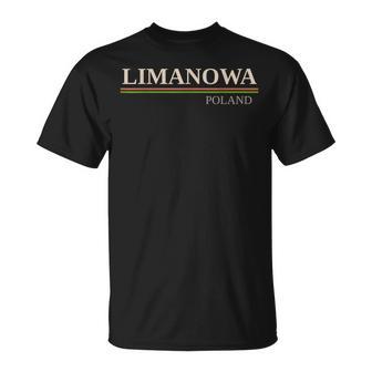 Limanowa Polonia Camiseta unisex - Regaloses