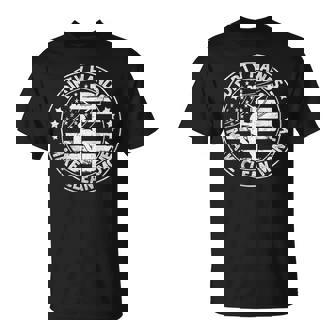 Lineman American Flag My Hands May Be Dirty My Money Clean T-Shirt - Monsterry