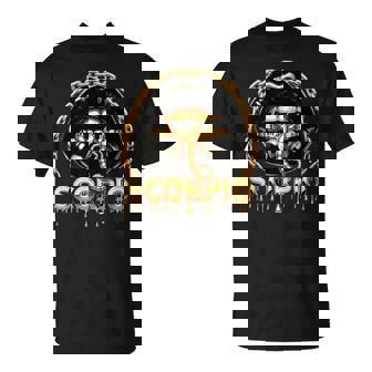 Lips Scorpion Scorpio Zodiac Sign Astrology Birthday Women T-Shirt | Seseable CA