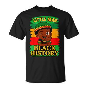 Little Black History Month 2026 Cute Afro Boy T-Shirt - Monsterry
