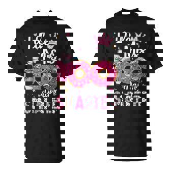 Little Miss 100 Days Smarter Girl 100Th Day Of School T-Shirt | Mazezy