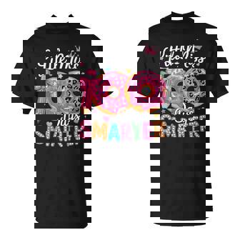 Little Miss 100 Days Smarter Girls 100Th Day Of School T-Shirt | Seseable FR