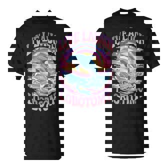Live Laugh Lobotomy Dolphin Groovy Tシャツ - Kawaiitshirt