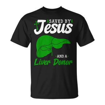 Liver Donor Saved By Jesus Liver Transplant Organ Donor T-Shirt - Thegiftio UK