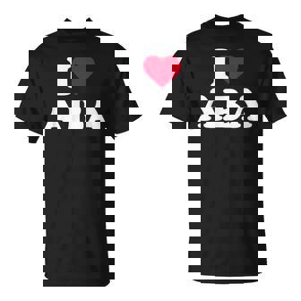 I Love Aba Applied Behavior Analysis I Heart Aba Lover T-Shirt | Mazezy