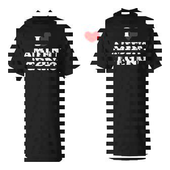 I Love Ambient Techno I Heart Ambient Techno T-Shirt | Mazezy