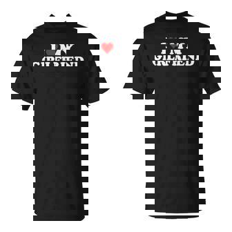 I Love My Beautiful Girlfriend I Heart My Beautiful Gf T-Shirt - Thegiftio