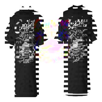 Love Cruise Couple Cruising Side By Side Husband Wife T-Shirt - Monsterry