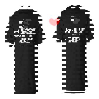 I Love Glitch Hop I Heart Glitch Hop T-Shirt | Mazezy