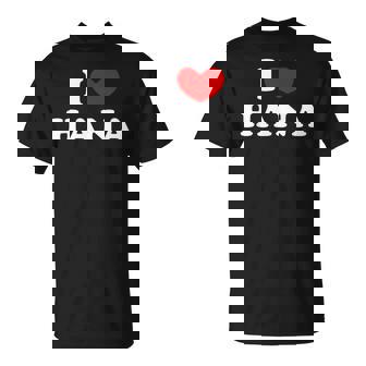 I Love Hana 私は愛する Hana Tシャツ - Kawaiitshirt