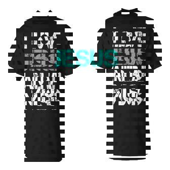 I Love Jesus And Rap Music God Meme Modern Christian Church T-Shirt | Mazezy