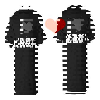 I Love Karaoke Singer Sing-Along Songs Music T-Shirt | Mazezy