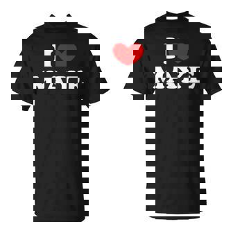 I Love Maye I Heart Maye T-Shirt - Thegiftio