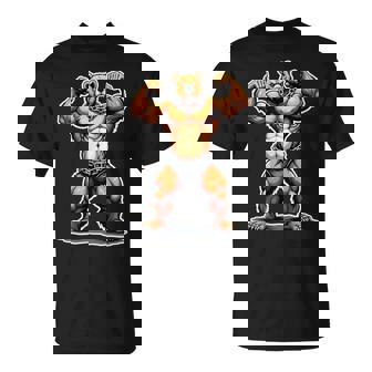 I Love Muscle Bear Gay Daddy Leather Pride Vintage T-Shirt - Monsterry